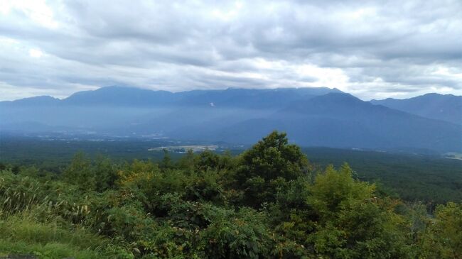 美しき日本アルプス絶景の旅 ２ 八ケ岳富士見高原展望台に上がるも南アルプスの一分と富士山は見れなかった