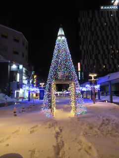 どこかにマイルでマイナス１５℃の世界へ（その４）☆　あさひかわ街あかりイルミネーション