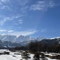 白馬で人生初スノボ　絶景雪の北アルプス　2泊3日