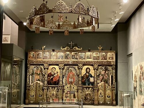 聖ニコラス像　イコン　 本　アンティーク　アテネビザンチン博物館 17世紀 聖ニコラス像 イコン 本 アンティーク アテネビザンチン博物館