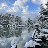 狙い撃ち前日予約！一面雪景色＆青空水鏡＆樹氷梅の兼六園＋N"G"B川端鮮魚店＋再セントリック終活