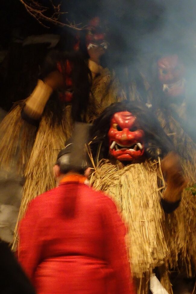 ANAの特典航空券で冬の秋田の祭りと美食を楽しむ旅（5）真山神社に参拝し、｢なまはげ柴灯まつり｣の迫力に圧倒される。