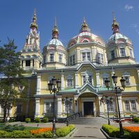 (49)2023年7月(8)カザフスタン(アルマトイ(パンフィロフ公園 ゼンコフ正教会 バザール 国立中央･民俗楽器博物館 コクトベ)帰国