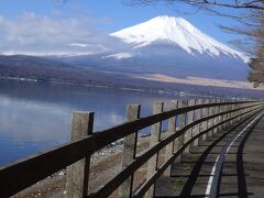 富士山を見たくて山梨へ　NO２ 山中湖から河口湖サイクル