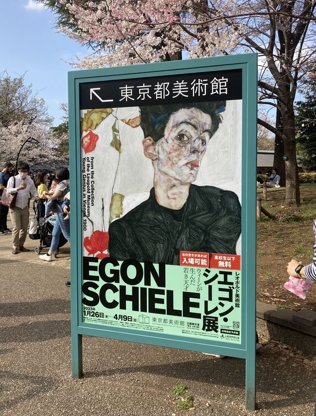 東京都美術館で、&quot;レオポルド美術館 エゴン・シーレ展 ウィーンが生んだ若き天才&quot; 鑑賞 ＋ おまけの上野の桜！<br />https://www.egonschiele2023.jp/highlight.html<br /><br />From January 9th to April 30th, 2023, Egon Schiele&#39;s &quot;Self-Portrait with Chinese Lantern Plant&quot; and other works from the Leopold Museum will not be on display in Vienna due to an extensive Schiele exhibition at the Tokyo Metropolitan Art Museum. It is the largest Schiele exhibition in Asia in 30 years. Until April 30th, the Leopold Museum is therefore showing outstanding paintings by Hans Makart and Richard Gerstl as well as numerous works on paper by Egon Schiele from its own collection in the permanent presentation “VIENNA 1900. Birth Of Modernism”, which have been expanded by top-class loans.<br />https://www.leopoldmuseum.org/en/collection/highlights<br /><br />