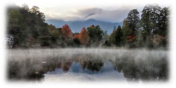 金鱗湖畔の天祖神社と佛山寺