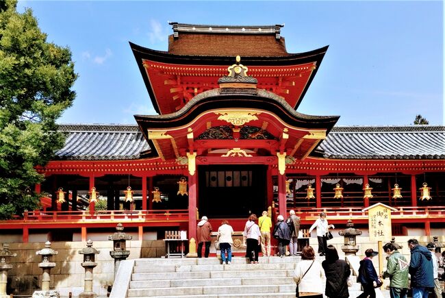 ２０２３年３月２７日（月）今日は石清水八幡宮を参拝し、背割堤の桜並木を歩きます。遠くになりますが私たちは神奈川から初めての関西を、今の神戸に移るまで長岡京で４年間過ごしました。京都の多くの社寺、史蹟を巡りましたが、近くなので何時にでもとの気持ちがあったみたいで今までかなわず、今日になってしまいました。<br />　そして、長岡京の細川ガラシャゆかりの勝龍寺城跡、新西国三十三霊場の楊谷寺（柳谷観音）へ進みます。<br />　表紙は、国宝 石清水八幡宮御本社です。<br />