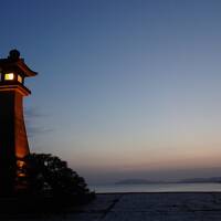 塩見繩手で小泉八雲の波乱の人生を知り桜の季節の宍道湖の夕日を観る・全国旅行支援で山陰を東から西へ電車でひとり旅・2023.3⑤3日目午後