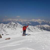 日本百名山＜乗鞍岳＞春陽きらめく白銀の大雪原・日帰り登山