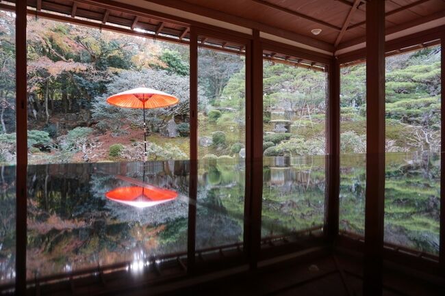 見事な桜の滋賀県大津の旅から琵琶湖の雰囲気に魅せられて、<br />12月にふたたび滋賀県を訪れました。<br />明智光秀の所縁の地・坂本にも行きたいし、彦根にも行きたい、<br />おごと温泉にも行きたい。<br />という訳で紅葉も終わりかけた時期ですが、大津の旅へ出かけました。<br /><br />昨日は、明智光秀ゆかりの地・坂本を散策、おごと温泉・湯元館に宿泊し、近江牛を堪能しました。<br />今日も引き続き坂本を訪れ、光秀ゆかりの寺・西教寺とreflectionが美しい旧竹林院を訪れます。<br />（2023年5月7日投稿）<br /><br />日程<br />2022年12月5日～8日<br /><br />□12月5日　自宅～東京～（新幹線）～京都～大津～坂本<br />　　　　　　東京駅新幹線のぞみ81号　7:42発～　京都駅9:57着<br />　　　　　　京都駅JR湖西線　10:26発～　比叡山坂本駅下車　10:42着<br />　　　　　　坂本街歩き<br />　　　　　　おごと温泉　湯元館　別館　月心亭（泊）<br /><br />■12月6日　おごと温泉～坂本(西教寺、旧竹林院）～JR比叡山坂本駅～<br />　　　　　　JR大津<br />　　　　　　びわ湖大津プリンスホテル(泊）<br /><br />□12月7日　ホテル～JR大津駅～彦根・近江八幡～大津駅<br />　　　　　　びわ湖大津プリンスホテル（泊）<br /><br />□12月8日　ホテル～JR大津駅～石山寺～JR大津駅～京都駅～東京駅～自　　　　　　<br />　　　　　　宅<br />・・・・・・・・・・・・・・・・・・・・・・・・・・・・・・・<br />西教寺　　　http://saikyoji.org/<br />旧竹林院　　https://kyuchikuriin.web.fc2.com/<br />びわ湖大津プリンスホテル　　https://www.princehotels.co.jp/otsu/