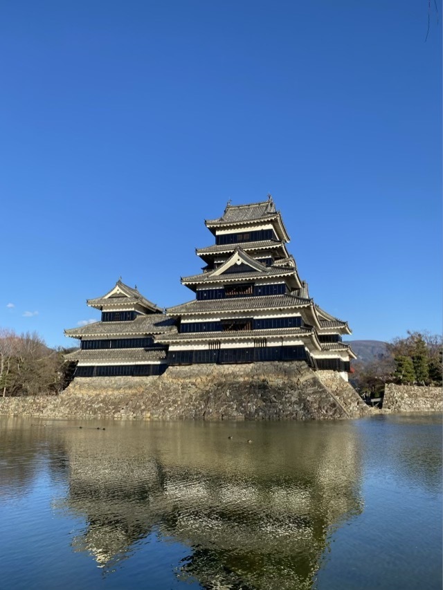 松本に行ってきました。写真は国宝松本城