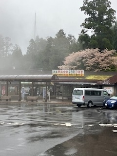 雨の比叡山