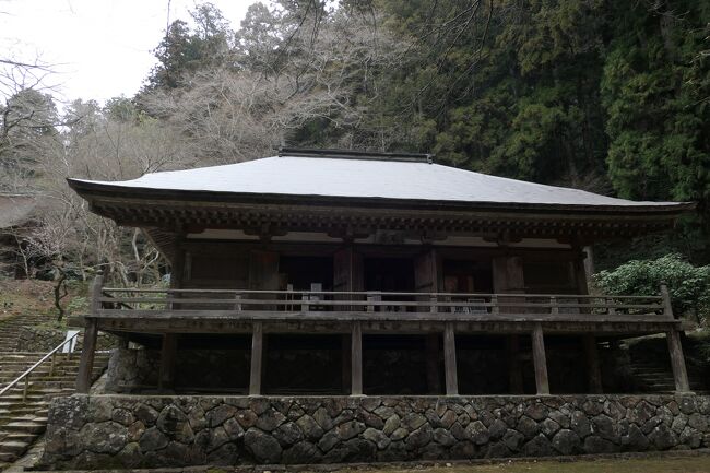 2023年3月15日-22日、京都・賢島・奈良に行きました♪<br />春の寺院、美しい庭園、グルメ、温泉をたっぷりと楽しんできました♪<br /><br />☆Vol.46：第3日目（3月17日）宇陀市♪<br />賢島駅から近鉄特急で名張駅。<br />名張駅からタクシーチャーターで宇陀市の室生寺へ。<br />30分ほどで到着。<br />女人高野山「室生寺」。<br />深い山間にあり、山寺。<br />門前町にある駐車場に車を止めて寺へ歩く。<br />昔ながらの趣が大変良い。<br />室生川にかかる太鼓橋がエントランス。<br />厳かに橋を渡る。<br />右へ曲がると入場口および受付。<br />入場料を払い、<br />最初に宝物殿。<br />素晴らしい観音様を拝見して厳かに参拝。<br />立派な仁王門。<br />抜けると凛とした空気感に変わり、<br />神の領域と実感する。<br />左手に池が広がり、周囲の奥深い山と森。<br />山奥の山寺にふさわしい雰囲気に感動する。<br />見上げるほどの大階段。<br />ゆったりと登っていく。<br />二つの弥勒堂と金堂。<br />弥勒堂は茅葺屋根となっていて美しい観音様がおられている。<br />金堂は周囲にテラスとなっていて、<br />周囲の景観を楽しめる。<br />さらに登っていくとプールのような真四角の池と本堂。<br />池には金魚が泳いでいる。<br />そこから見る本堂と後ろにそびえたつ五重塔が美しい風景。<br />本堂は屋根が反り返る素晴らしい建築物。<br />ゆったりと鑑賞したら、ハイライトの五重塔へ。<br />階段下から見る五重塔は大変立派で美しい。<br />登り切って五重塔周囲を歩く。<br />五重塔は大変小さく、驚く。<br />それでもちゃんとした精巧な造りであり、感動する。<br />全体を見るために奥院へ通じる階段へ上り、<br />そこから五重塔を見下ろす。<br />五重塔と本堂が並び、素晴らしい風景。<br />室生寺、本当に素晴らしい寺院であると確認できた。<br />緩やかな時間の中、昔から変わらない心の拠り所。<br />守られてきた貴重な建造物や観音様を拝見できたことを心から嬉しく思う。<br />ゆったりと歩いて眺めて♪<br />