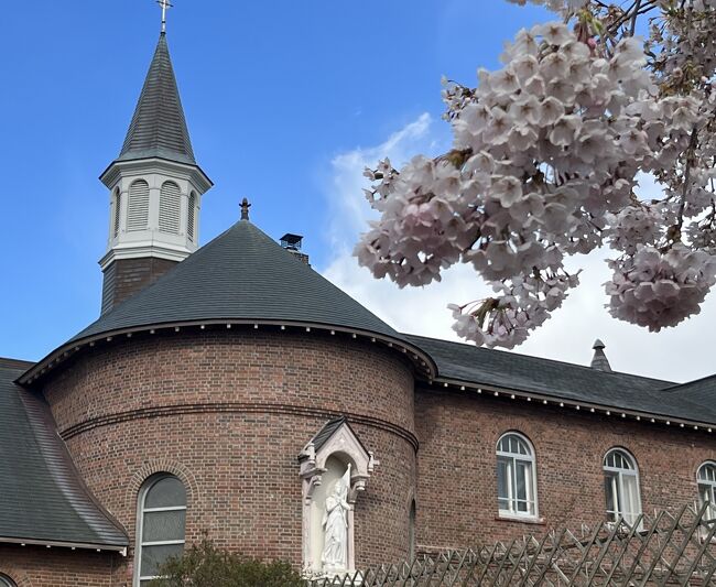 ②春爛漫　マダムの北海道の５つのお花見と2つの名湯　１日目の２　トラピスチヌ修道院