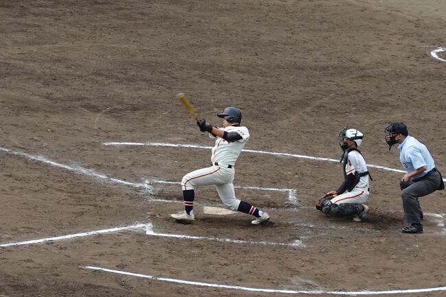 自転車でGO! あしたか球場で高校野球観戦(2023.04.23)＝3.高校野球観戦＝