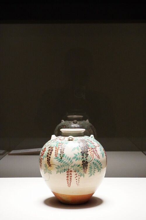 陶器 鳳凰浮き彫り壺 【公式通販】