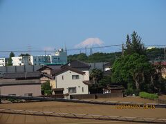 五月に見られた富士山