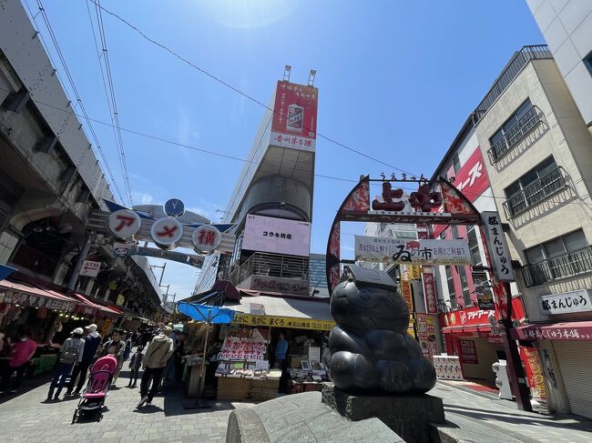 5月9日　下谷神社　御徒町で友だちとランチ<br /><br />5月18日　母を連れて　浅草寺　浅草神社　ちんやですき焼き