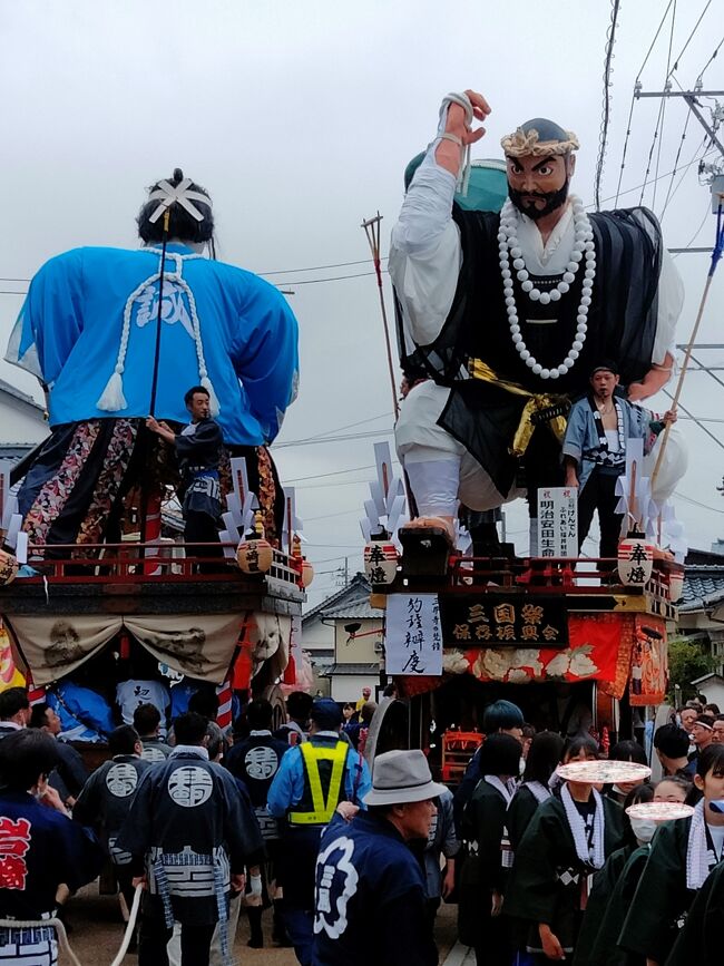 あいにくの天気でしたが、雨に濡れた新緑が鮮やかでした。<br />偶然にも4年ぶりの三国祭りも見ることができ、一人旅の自由さを満喫してきました。<br />本編は、5月20日です。<br />5月19日（金）<br />名古屋→東海北陸道/中部貫通道→越前大野城→昔の街並み→永平寺→あわら温泉（泊）<br />4月20日（土）<br />雄島→東尋坊→三国祭り（坂井市）→一乗谷朝倉氏遺跡→平泉寺白山神社→中部貫通道/東海北陸道→名古屋