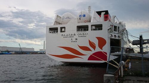 2023年 九州旅行記1：さんふらわあ くれない』大阪ベイエリア