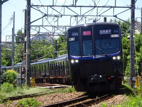 相沢 相鉄21000系 (21109F 相鉄線直通 急行 大和行き) 撮影場所