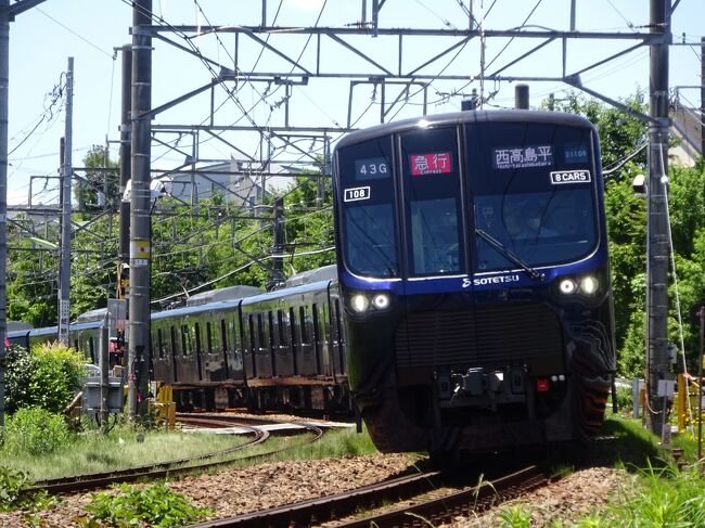 今年の春から相模鉄道とも相互乗り入れをするようになった東急電鉄。日吉から新線に入り相鉄へ直通する電車は、高島平や池袋から地下鉄を通り、東横線、目黒線を経由する。それぞれの系統とも東急線内は急行運転で、30分間隔。<br /> そういうことで、大岡山、田園調布、自由が丘に囲まれた東急デルタ地帯、特に東急目黒線奥沢駅付近では気軽に相鉄直通電車を取ることができるし、多摩川駅や付近の多摩川台公園からも相鉄直通電車を撮影出来るようになった。<br /> 東急線、都営三田線、南北線、副都心線、東武東上線、西武池袋線、みなとみらい線、そして相鉄線と百車繚乱の奥沢・多摩川駅、是非ご覧ください。