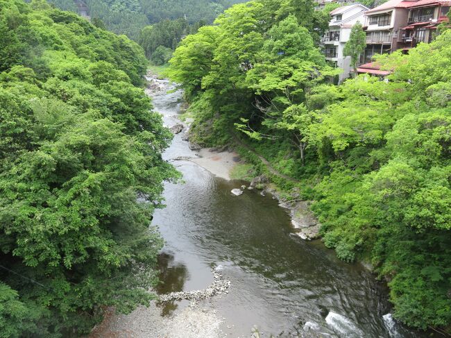 東京もずいぶん端の青梅まで　温泉と自然散策の旅です。<br />１日目　ホテルで温泉三昧<br />２日目　釜の淵公園を抜けて駅あたりまで散策<br />３日目　御岳渓谷に出かける<br />４日目　乗り継ぎにひやひやしながら帰路へ