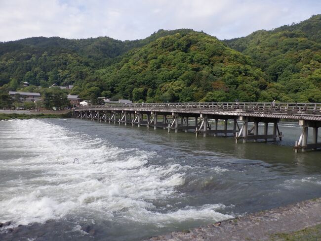 竹林の小径を後にして、嵐山に向かいました。