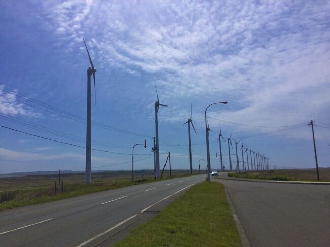 今回は熊本空港を起点として、羽田経由で北海道女満別空港へ向かい、最果て感漂う日本最北の国道２８３号線別名オホーツクラインを、レンタカーでゆっくり・のんびりとオホーツク海沿岸の網走湖、能取湖、サロマ湖や、紋別市、浜頓別、猿払村、宗谷岬を経由して、最北端の稚内市周辺を4泊５日の日程で旅します。<br /><br /><br />前編から続く。<br />宗谷岬からノシャップ岬周辺を散策します<br />https://4travel.jp/travelogue/11830350<br /><br /><br />