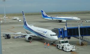 Boeing 737-800 に乗りました。NGO-CTS ANA701便。快適な飛行でした。