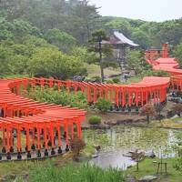 つんつん津軽に来てみたら～.②*立ち並ぶ赤の誘惑「高山稲荷神社」の鳥居レッドに魅せられて*