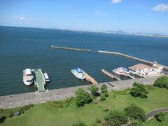 2023年6月　琵琶湖周辺の旅　その４　晴れ渡った空のもと琵琶湖ホテルでまったり