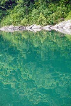 読売旅行　四国秘境巡りゆとりの4日間「室戸岬」「足摺岬」２大岬巡り（6）足摺岬から四万十川を遡り、川下りを楽しんでから高知市を目指す。