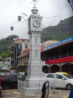 (50)2023年9月(15)セーシェル(ビーチ ヴィクトリア市内(市場 大聖堂 時計塔 ) アディスアベバ 仁川 成田(帰国))