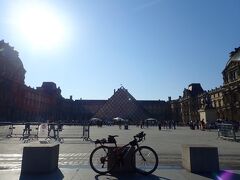 自転車旅行（ローマからパリ）７６日目　パリ観光、ルーブル美術館見学