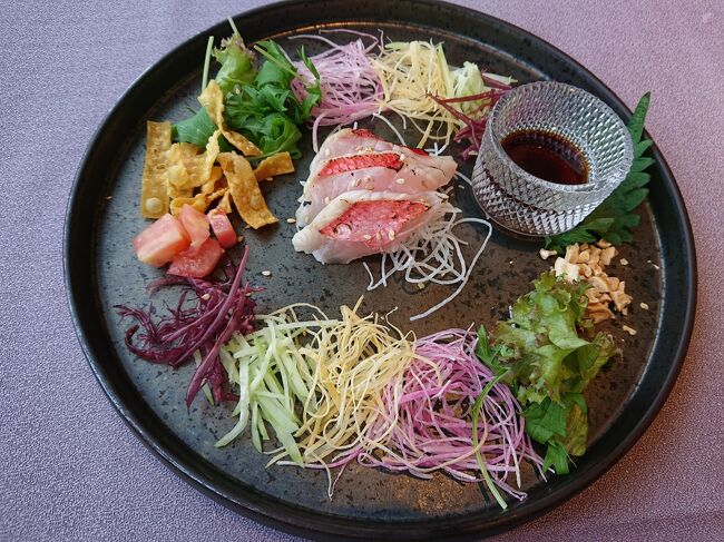 浅草ビューホテル THE DINING シノワ唐紅花＆鉄板フレンチ蒔絵と自由が丘の寿司・茗荷な一日。