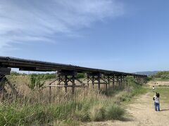 時代劇でよく見る流れ橋を見に行って帰りに石清水八幡宮に寄ってみた