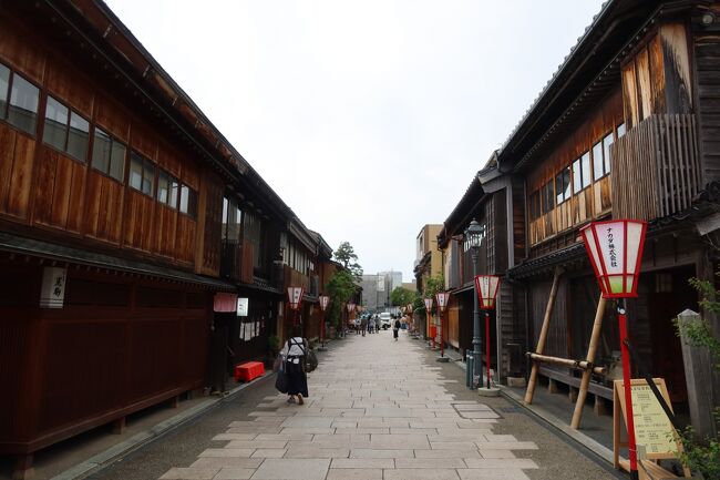 以前金沢を訪れた時に行くことが出来なかったにし茶屋街周辺を散策観光してきました。