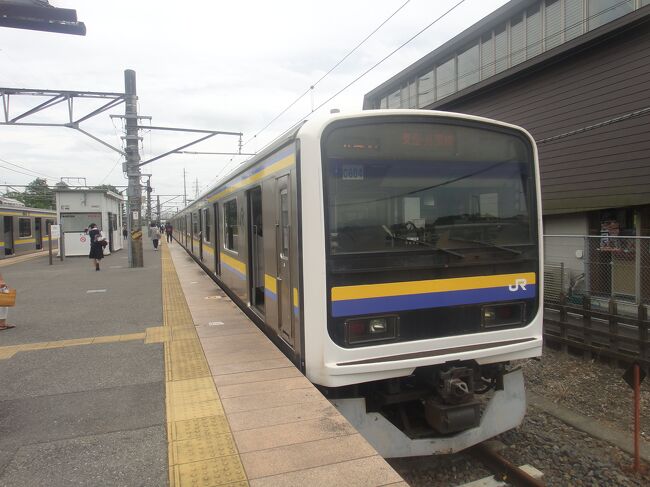 安房白浜のホテルから、JR「千倉駅」を通って、外房線で、「銚子」までの片道切符の列車旅。