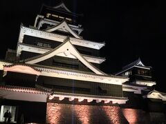 冬の夜の熊本城