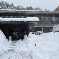 大雪にも負けず福島高湯温泉へ