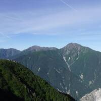 熱中症警戒アラート発令されている三日間、鳳凰三山へ！涼しく山歩き