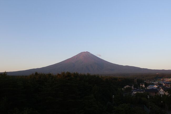 やっと実現した一時期国　河口湖