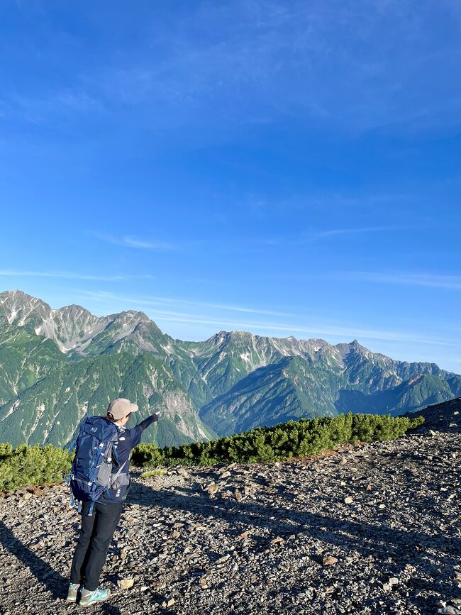毎年恒例の北アルプス登山⛰️<br />今年は常念岳から蝶ヶ岳へと縦走する2泊3日の夏山登山です。