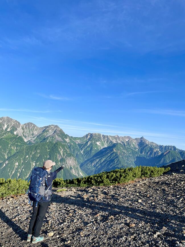 2023 北アルプス常念岳、蝶ヶ岳縦走登山