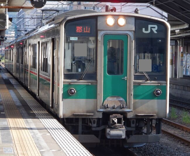ＪＲ東北本線の上りの始発に乗って、仙台を後にしました。