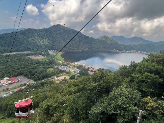 群馬県中之条町にあるたんげ温泉を満喫した翌日は榛名を散策。うどん街道のはずれで水沢うどんを食べ、伊香保温泉の日帰り温泉に入り、道の駅 川場田園プラザでお買い物をして帰途へ。