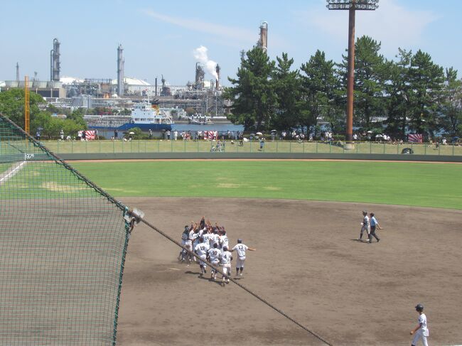 四日市で高校野球観戦