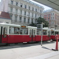 2023Luglio France, Italia, Österreich#8 Tram Ringstraße 路面電車でリンクを周り