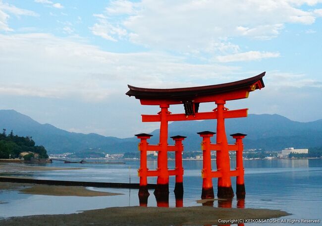 木曜日の仕事が終わり、そのまま新幹線で一気に広島へ移動。<br />旅行は広島の夜ごはんからスタートしました！<br /><br />２日目金曜日は、広島の平和公園、呉冷麺、そして松島に移動し、松島で宿泊<br />３日目土曜日は、厳島神社、錦帯橋、尾道、鞆の浦を観光し、岡山の倉敷へ。<br />４日目日曜日は、倉敷をゆっくり観光し、岐阜まで新幹線で帰りました。<br /><br />レンタカーを利用した、広島から岡山にかけての海岸線ドライブ旅。<br />世界遺産や、ラーメン、お好み焼きなどを楽しむことができました。